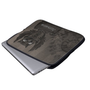 Protection Pour Ordinateur Portable Manche pour ordinateur portable Steampunk Owl