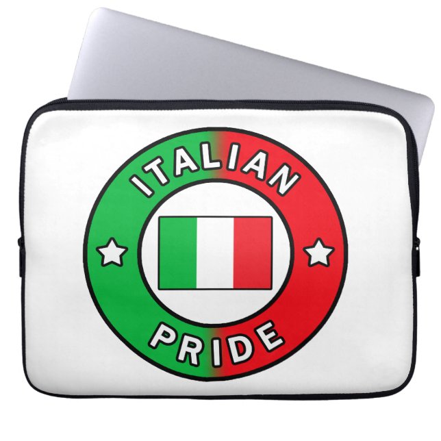 Protection Pour Ordinateur Portable Manche Pride italienne (Devant)
