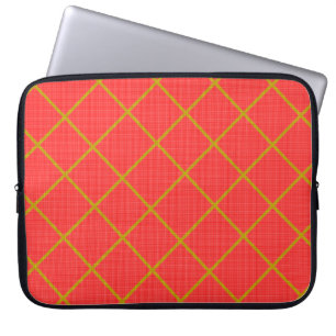 Protection Pour Ordinateur Portable Manches d'ordinateur portable Gold et Red