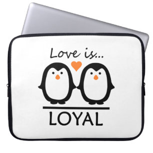 Protection Pour Ordinateur Portable Manches d'ordinateur portable Penguin Love