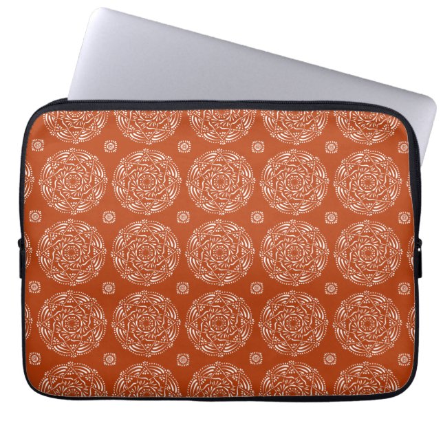 Protection Pour Ordinateur Portable Mandala de henné (Devant)