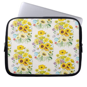 Protection Pour Ordinateur Portable Marguerites