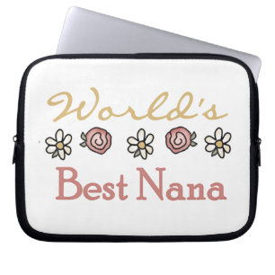 Protection Pour Ordinateur Portable Marguerites et meilleurs cadeaux de Nana de roses