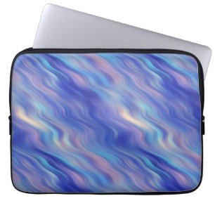Protection Pour Ordinateur Portable Matin Glory Blue Wavy Texture