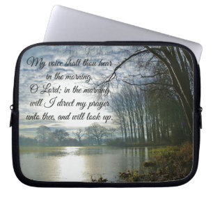Protection Pour Ordinateur Portable Matin Prière Bible Verse