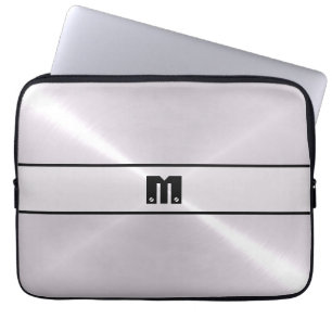 Protection Pour Ordinateur Portable Métal en acier inoxydable brillant