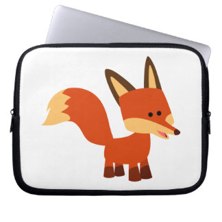 Protection Pour Ordinateur Portable Mignonne Astute Cartoon Fox Portable