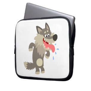 Protection Pour Ordinateur Portable Mignonne Famille Cartoon Wolf Portable