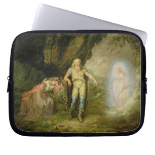 Protection Pour Ordinateur Portable Miranda, Prospero et Ariel, "de la tempête" par