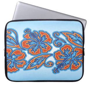 Protection Pour Ordinateur Portable Moana Hibiscus Néoprène hawaïen