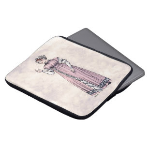 Protection Pour Ordinateur Portable Mode Régence - Dame n° 6 - Manche Ordinateur Porta