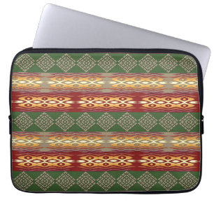 Protection Pour Ordinateur Portable Modèle rayé tribal africain ethnique