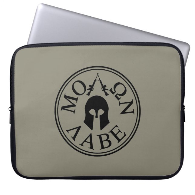 Protection Pour Ordinateur Portable Molon Labe, viennent les prendre (Devant)
