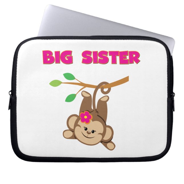 Protection Pour Ordinateur Portable Monkey Big Sister (Devant)