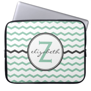 Protection Pour Ordinateur Portable Monogramme en bon état de Chevron