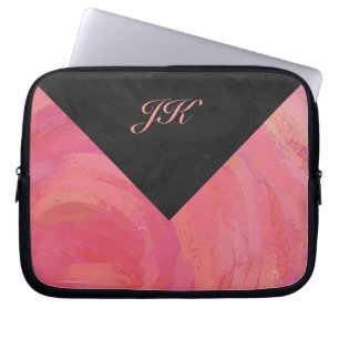 Protection Pour Ordinateur Portable Monogramme Tourbillon Saumon
