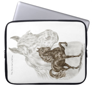 Protection Pour Ordinateur Portable Morgan Horse Art
