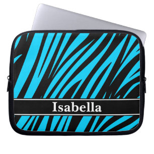 Protection Pour Ordinateur Portable Motif Blue Black Stripes