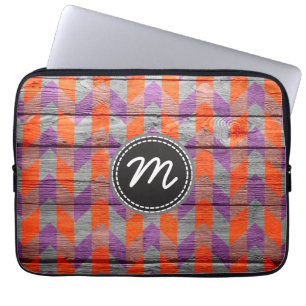 Protection Pour Ordinateur Portable Motif chevron rétro zigzag #17