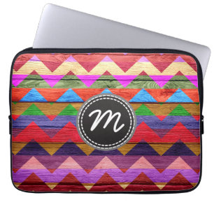 Protection Pour Ordinateur Portable Motif chevron vintage zigzag #12