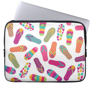 Protection Pour Ordinateur Portable Motif coloré de bascules électroniques d'été