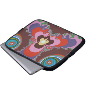 Protection Pour Ordinateur Portable Motif d'art rétro psychédélique des années 70