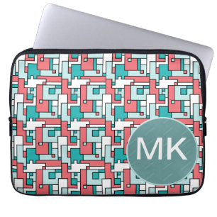 Protection Pour Ordinateur Portable Motif de briques rétro