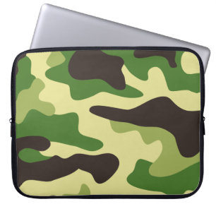 Protection Pour Ordinateur Portable Motif de camouflage kaki