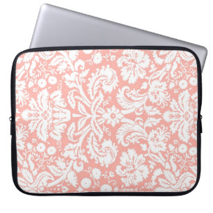 Protection Pour Ordinateur Portable Motif de corail de damassé d'ordinateur portable