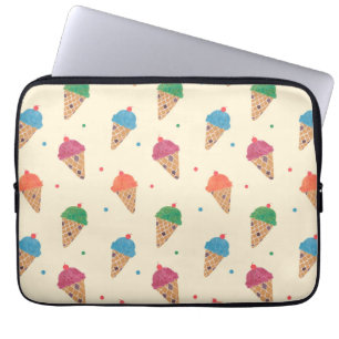 Protection Pour Ordinateur Portable Motif de crème glacée d'amusement