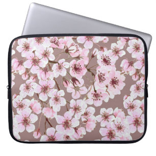 Protection Pour Ordinateur Portable Motif de fleurs de cerisiers