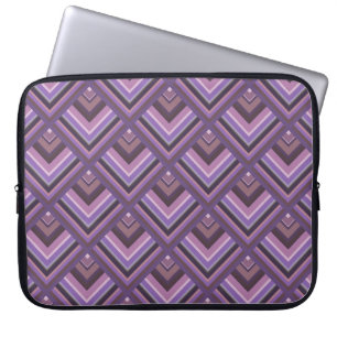 Protection Pour Ordinateur Portable Motif de l'échelle des bandes de mauve