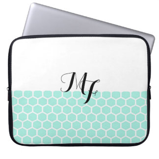 Protection Pour Ordinateur Portable Motif de l'Hexagone de feutre à feutre en néoprène