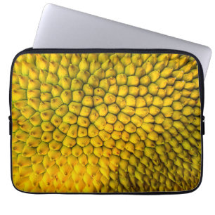 Protection Pour Ordinateur Portable Motif de peau de jacquier jaune Exotique Tropical