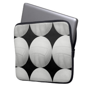 Protection Pour Ordinateur Portable Motif de volleyball sur le noir ou toute couleur