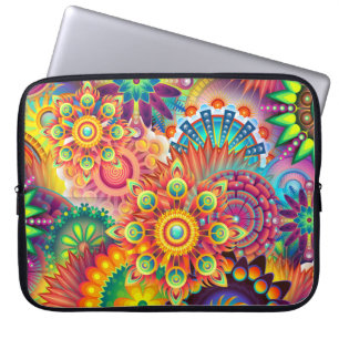 Protection Pour Ordinateur Portable Motif funky rétro Abstrait Bohème