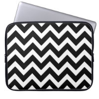 Motif géométrique Chevron noir et blanc Zigzag