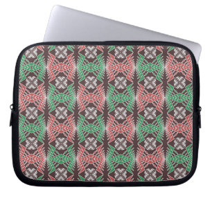Protection Pour Ordinateur Portable motif géométrique rayé d'Africain ethnique