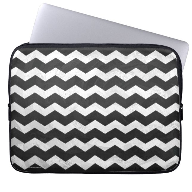 Protection Pour Ordinateur Portable Motif Kohl Black Chevron (Devant)