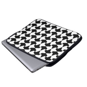 Protection Pour Ordinateur Portable Motif musulman noir et blanc classique