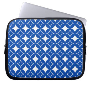 Protection Pour Ordinateur Portable Motif shippo bleu et blanc