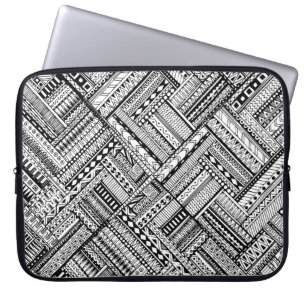 Protection Pour Ordinateur Portable Motif tribal inspiré d'art