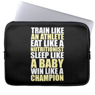 Protection Pour Ordinateur Portable Motivation de l'entraînement - Gagnez comme un cha