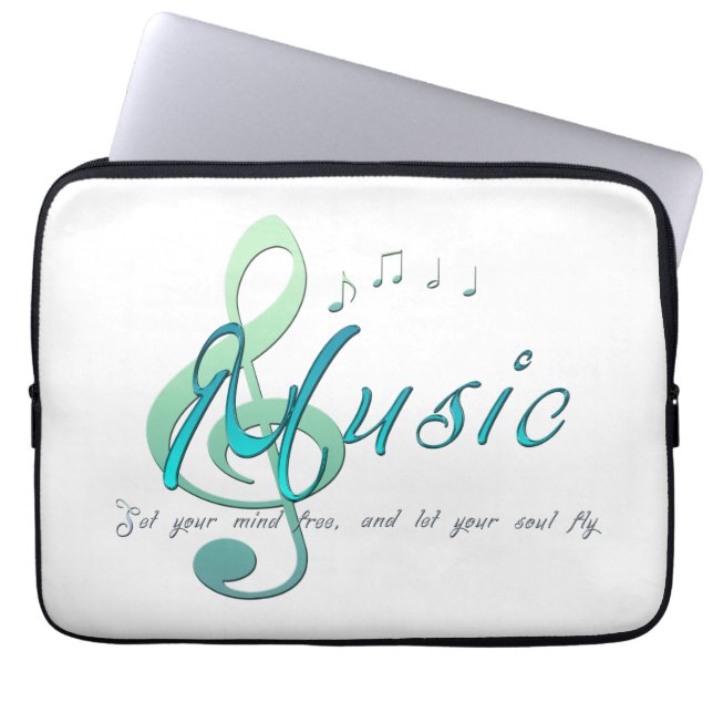 Protection Pour Ordinateur Portable Musique (Devant)