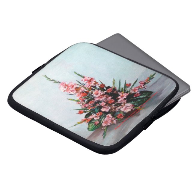 Protection Pour Ordinateur Portable Nature morte de fleurs (Devant haut)
