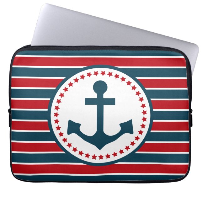 Protection Pour Ordinateur Portable Nautical design (Devant)