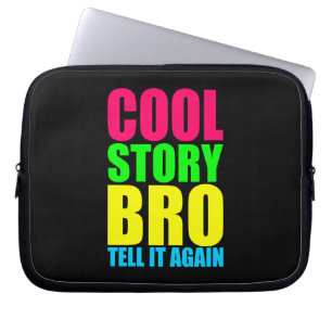 Protection Pour Ordinateur Portable Neon Cool Story Bro