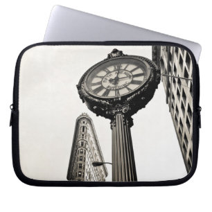 Protection Pour Ordinateur Portable New York City - bâtiment et horloge de Flatiron