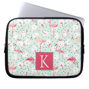 Protection Pour Ordinateur Portable Oiseau Flamant rose aux plumes Ajouter votre prem