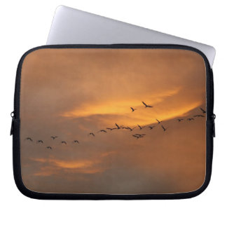 Protection Pour Ordinateur Portable oiseaux volant au-dessus de San Miguel de Allende,